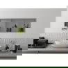 Mexen X-Wall-R raft încastrat cu flanșă și raft 90 x 30 cm, inox - 1910903010S