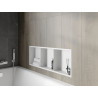 Mexen X-Wall-R raft de perete cu flanșă și poliță 90 x 30 cm, alb - 1920903010S