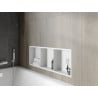 Mexen X-Wall-R raft încastrat cu flanșă și raft 90 x 30 cm, Albă - 1920903010S
