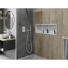 Mexen X-Wall-R fürdőszoba süllyesztett polc kerettel és polccal 90 x 30 cm, Fehér - 1920903010S