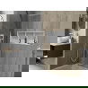 Mexen X-Wall-R raft încastrat cu flanșă și raft 90 x 30 cm, Albă - 1920903010S