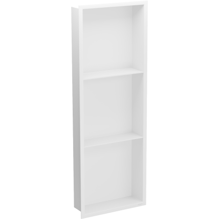 Mexen X-Wall-R süllyesztett polc peremmel és polccal 90 x 30 cm, fehér - 1920903010S