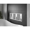 Mexen X-Wall-R fürdőszoba süllyesztett polc kerettel és polccal 90 x 30 cm, Fehér - 1920903010S