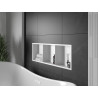Mexen X-Wall-R raft de perete cu flanșă și poliță 90 x 30 cm, alb - 1920903010S