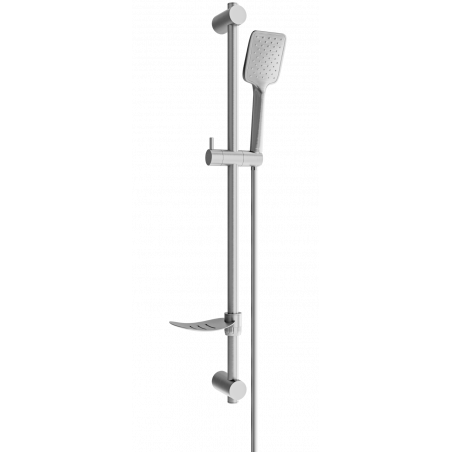 Mexen DF62 set de duș glisant, gri armă periat - 785624582-66