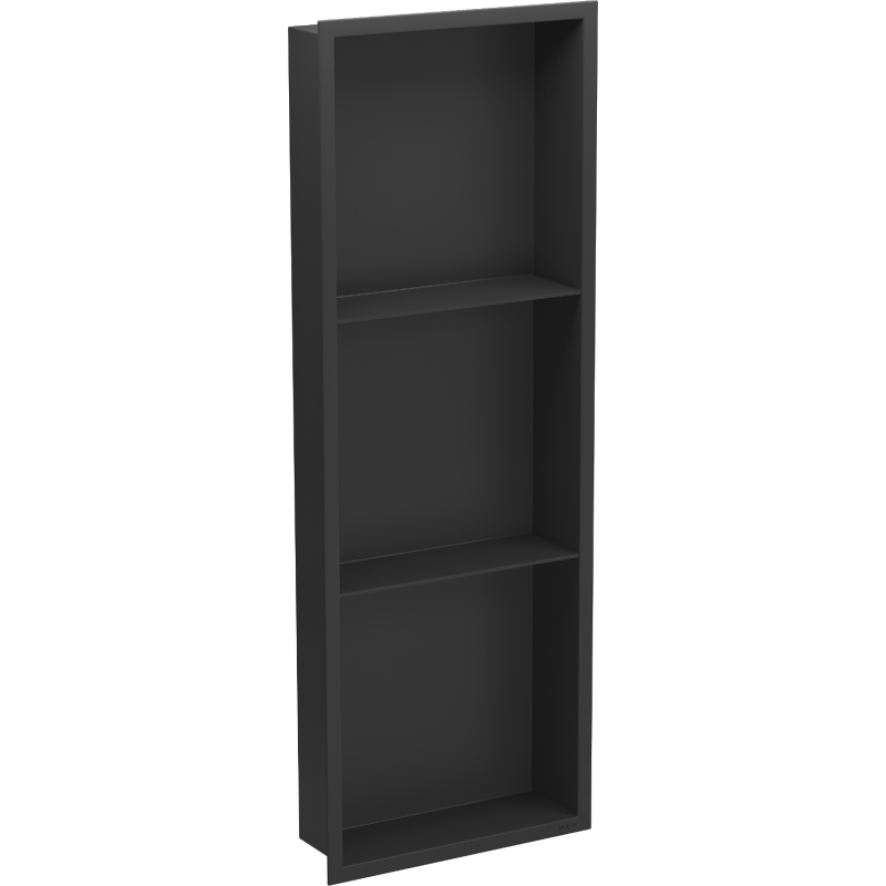Mexen X-Wall-R raft încastrat cu flanșă și raft 90 x 30 cm, Neagră - 1970903010S