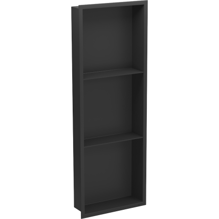 Mexen X-Wall-R raft încastrat cu flanșă și raft 90 x 30 cm, negru - 1970903010S