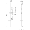 Mexen DS62 set de duș, Crom - 785624583-00