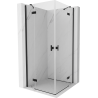 Mexen Mist H Duo cabină de duș batantă 120 x 120 cm, transparent, negru - 8A5-120L-120P-70-00