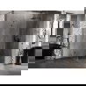 Cabină de duș cu ușă batantă dreapta Mexen Lunar-B 100 x 100 cm, transparent, gri pistol periat - 832-100-100-66-00-P