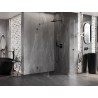 Mexen Lunar-B cabina de duș rabatabilă dreapta 100 x 100 cm, transparentă, gri pistol periat - 832-100-100-66-00-P