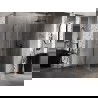 Cabină de duș cu ușă batantă dreapta Mexen Lunar-B 100 x 100 cm, transparent, gri pistol periat - 832-100-100-66-00-P