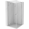 Mexen Mist H L Duo cabină de duș pivotantă 120 x 120 cm, transparent, crom - 8A5L-120L-120P-01-00