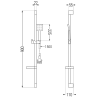 Mexen DS45 set de duș, Crom - 785454583-00