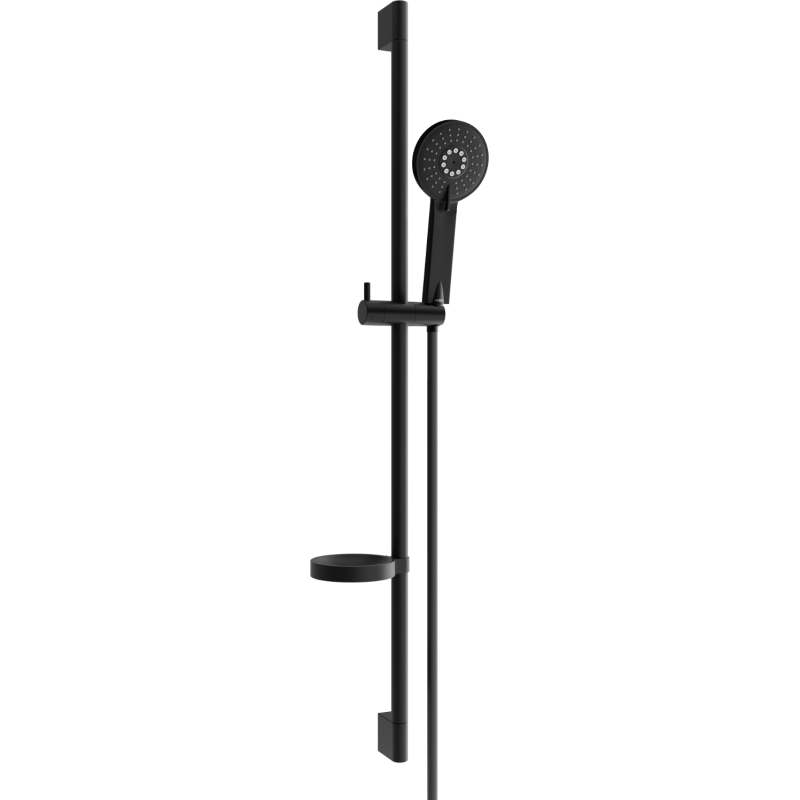 Mexen DS40 csúsztatható zuhanykészlet, fekete - 785404583-70