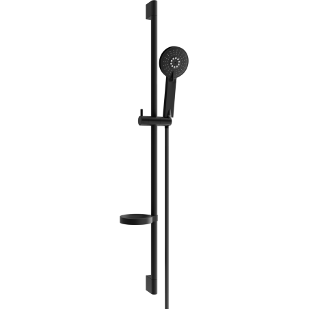 Mexen DS40 csúsztatható zuhanykészlet, fekete - 785404583-70