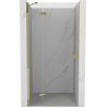 Mexen Mist-H uși de duș batante stânga 80 cm, transparent, auriu - 8A5-080-000-50-00-L