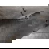 Mexen Lunar-B cabină de duș pivotantă stângă 100 x 100 cm, transparentă, neagră - 832-100-100-70-00-L