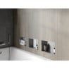 Mexen X-Wall-NR raft încastrat fără guler de mascare 30 x 20 cm, inox - 1911302010