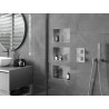 Mexen X-Wall-NR raft încastrat fără flanșă 30 x 20 cm, inox - 1911302010