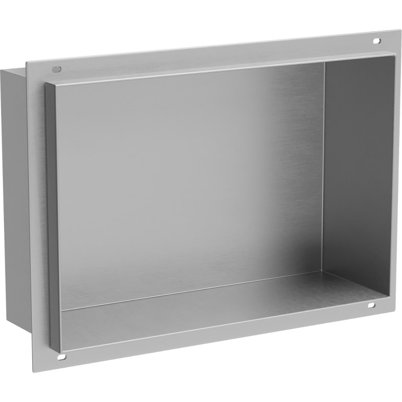 Mexen X-Wall-NR raft încastrat fără margine 30 x 20 cm, inox - 1911302010