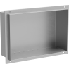 Mexen X-Wall-NR perem nélküli falba süllyesztett polc 30 x 20 cm, inox - 1911302010