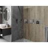 Mexen X-Wall-NR perem nélküli fülke polc 30 x 20 cm, inox - 1911302010