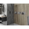 Mexen X-Wall-NR raft încastrat fără guler de mascare 30 x 20 cm, inox - 1911302010
