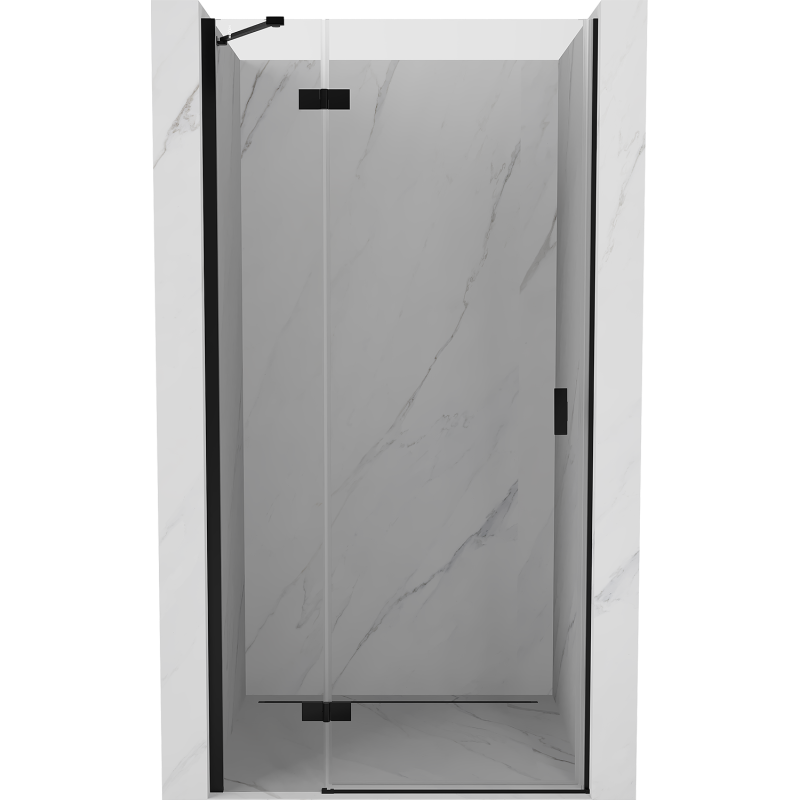 Mexen Mist-H ușă de duș dreaptă 85 cm, transparentă, neagră - 8A5-085-000-70-00-L