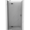 Mexen Mist-H ușă de duș dreaptă 85 cm, transparentă, neagră - 8A5-085-000-70-00-L