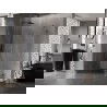 Mexen Lunar-B cabină de duș pivotantă stânga 95 x 80 cm, transparent, metal armat - 832-095-080-95-00-L