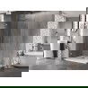Mexen Lunar-B cabină de duș cu deschidere stânga 85 x 70 cm, transparent, nichel periat - 832-085-070-97-00-L