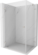Mexen Lunar-B cabină de duș pivotantă stânga 95 x 70 cm, transparent, nichel periat - 832-095-070-97-00-L