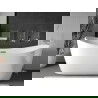 Mexen X-Wall-NR perem nélküli falba süllyesztett polc 30 x 30 cm, inox - 1911303010