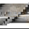 Mexen X-Wall-NR perem nélküli falba süllyesztett polc 30 x 30 cm, inox - 1911303010