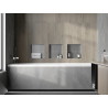 Mexen X-Wall-NR perem nélküli fülkepolc 30 x 30 cm, inox - 1911303010