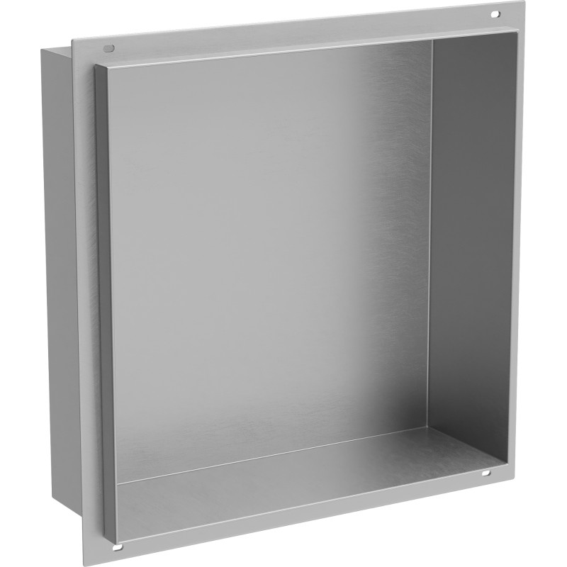 Mexen X-Wall-NR fülke nélküli polc 30 x 30 cm, inox - 1911303010