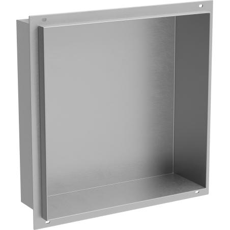 Mexen X-Wall-NR perem nélküli fülkepolc 30 x 30 cm, inox - 1911303010