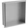 Mexen X-Wall-NR fali fali párkány perem nélkül 30 x 30 cm, inox - 1911303010