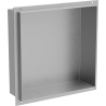 Mexen X-Wall-NR perem nélküli fülkepolc 30 x 30 cm, inox - 1911303010