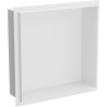 Mexen X-Wall-NR perem nélküli falba süllyesztett polc 30 x 30 cm, Fehér - 1921303010