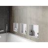 Mexen X-Wall-NR raft nișă fără flanșă 30 x 30 cm, alb - 1921303010