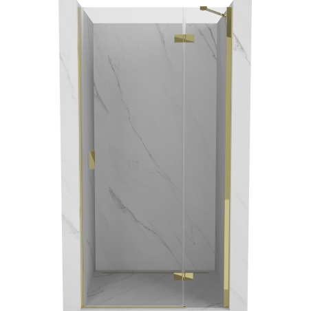 Mexen Mist-H uși de duș rabatabile dreapta 115 cm, transparent, auriu - 8A5-115-000-50-00-P
