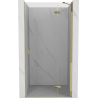 Uși de duș batante Mexen Mist-H dreapta 115 cm, transparent, aurii - 8A5-115-000-50-00-P
