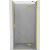 Mexen Mist-H ușă de duș batantă dreapta 80 cm, transparentă, auriu periat - 8A5-080-000-55-00-P