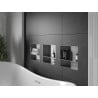 Mexen X-Wall-NR falc nélküli süllyesztett polc 30 x 30 cm, inox - 1911303010S