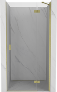 Mexen Mist-H uși de duș pivotante dreapta 95 cm, transparent, auriu periat - 8A5-095-000-55-00-P