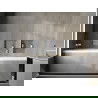 Mexen X-Wall-NR raft încastrat fără guler de mascare prevăzut cu un raft 30 x 30 cm, inox - 1911303010S
