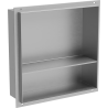 Mexen X-Wall-NR raft încastrat fără flanșă cu raft 30 x 30 cm, inox - 1911303010S