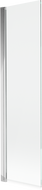 Mexen Mist 1-szárnyas zuhanyfal 50 x 150 cm, átlátszó, króm - 8A9-050-001-01-00